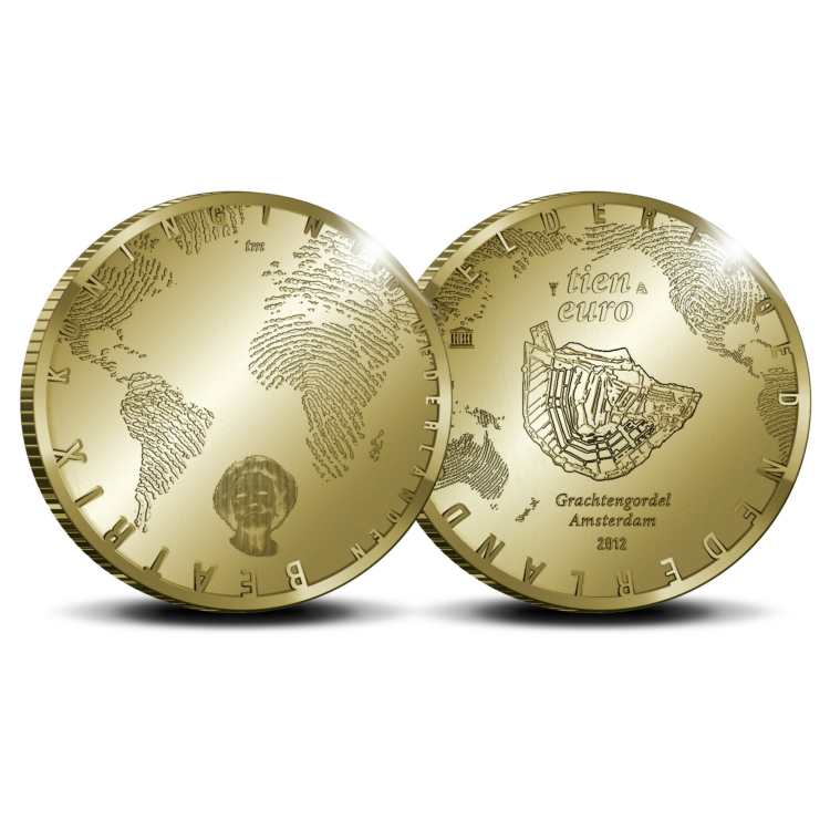 Het Grachtengordel Tientje - 10 euro gouden munt
