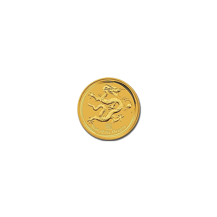 1/4 troy ounce gouden Lunar munt 2012