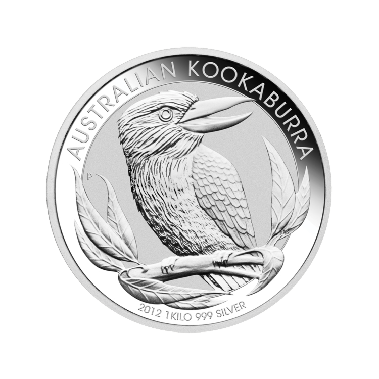 1 Kilo zilver munt Kookaburra 2012