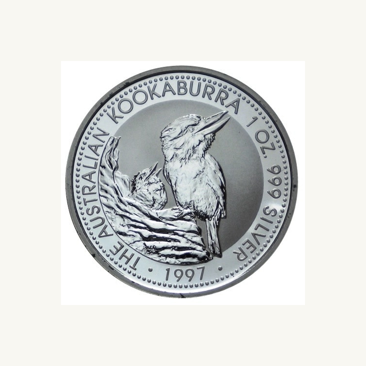 1 Kilogram zilveren munt Kookaburra 1997