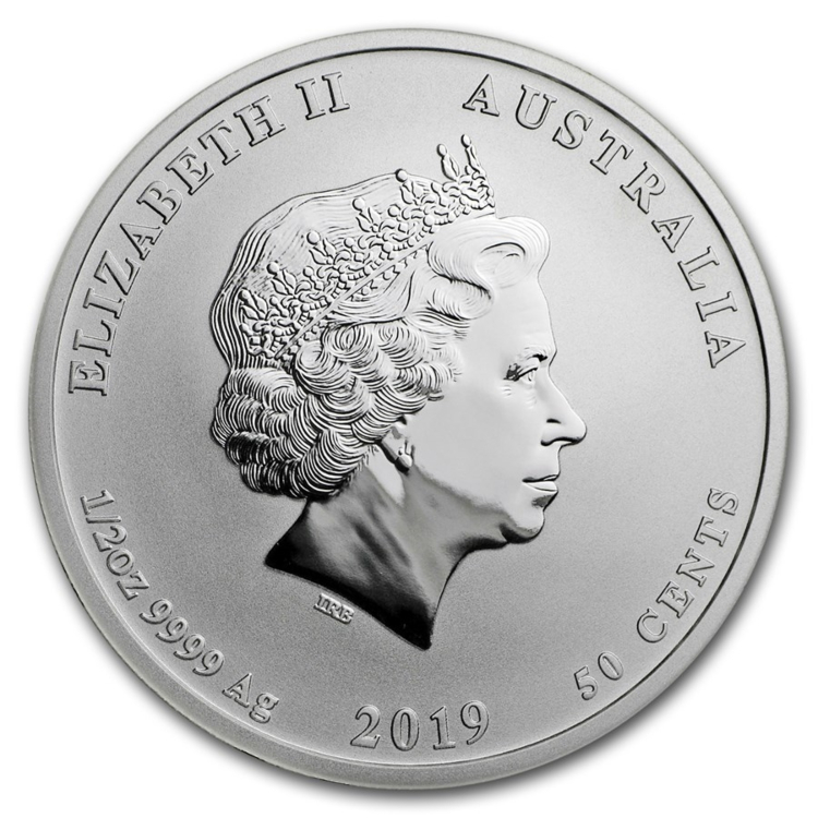 1/2 Troy ounce zilveren munt Lunar 2019