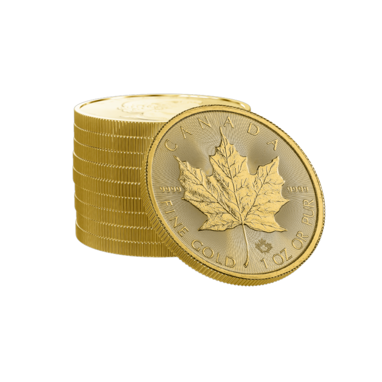 Verpakking gouden Maple Leaf