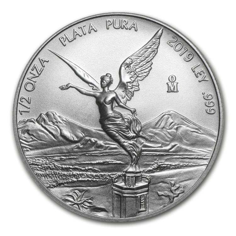 1/2 Troy ounce zilveren munt Mexican Libertad 2019