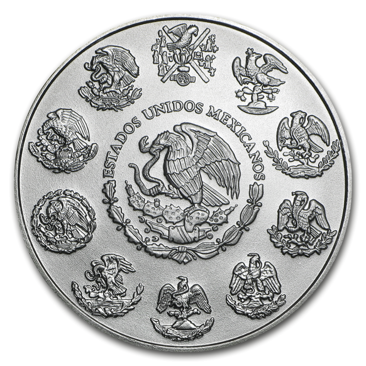 1 troy ounce zilver Mexican Libertad munt - voorgaande jaargangen