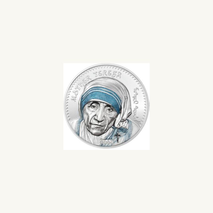 1 troy ounce zilveren munt Moeder Teresa 2022