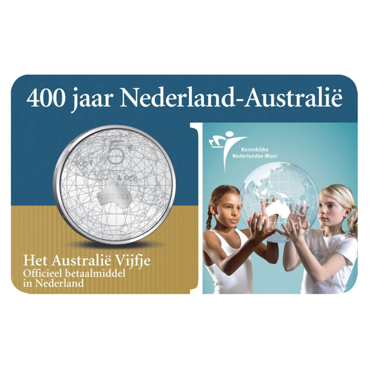 10 x Nederland Australië Vijfje coincard 2006