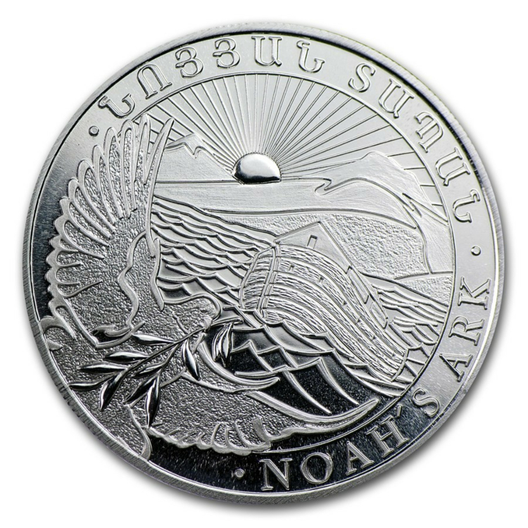 1/2 troy ounce zilveren Noah's Ark munt