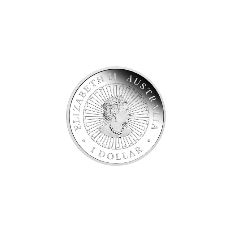 1 troy ounce zilveren munt Opal Lunar jaar van de Os 2021