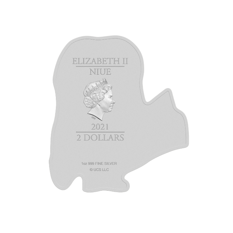 1 oz silver minion Stuart coin reverse