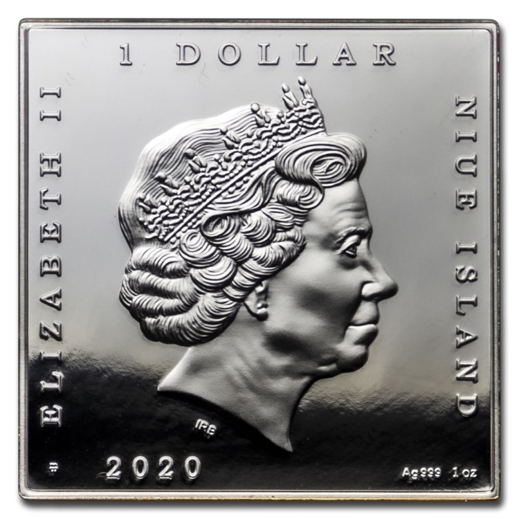 1 Troy ounce zilveren munt de grote golf van Kanagawa Proof 2020