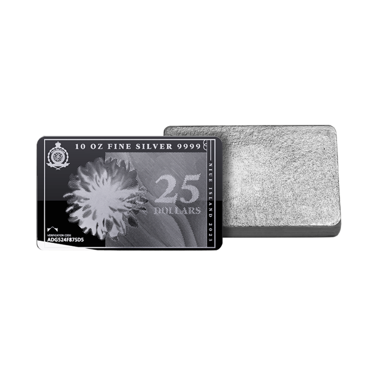 Ontwerp 10 troy ounce zilveren muntbaar Silvernote 2023