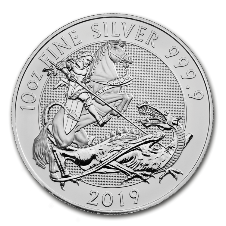 10 Troy ounce zilveren munt Valiant 2021