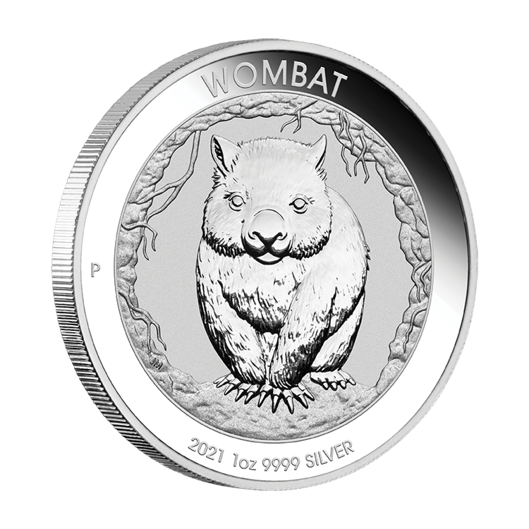 1 troy ounce zilveren munt Wombat 2021
