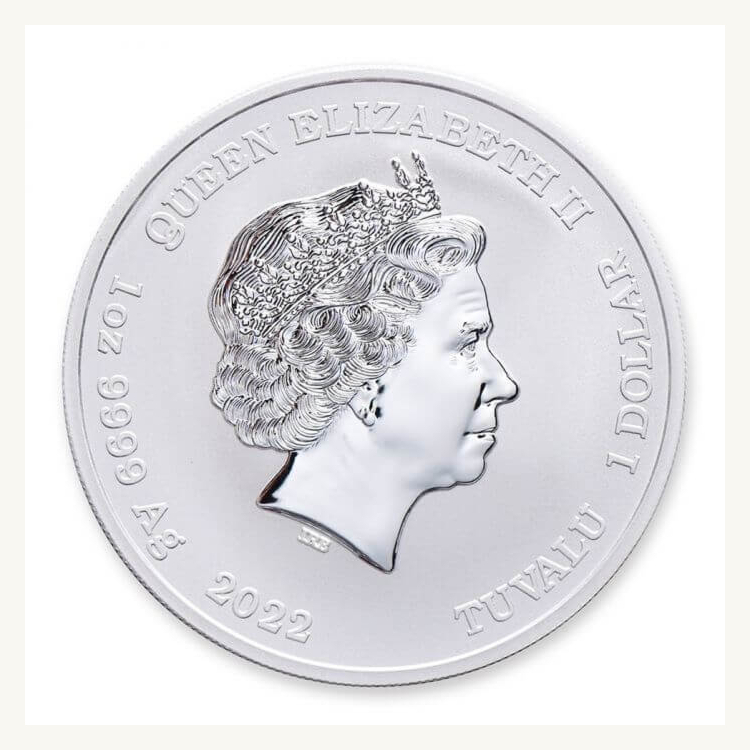 1 troy ounce zilveren munt goden van Olympus Hera 2022