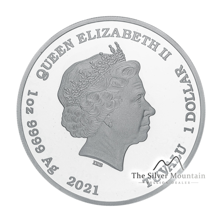 1 troy ounce zilveren munt Pijlstaartrog 2021 Proof