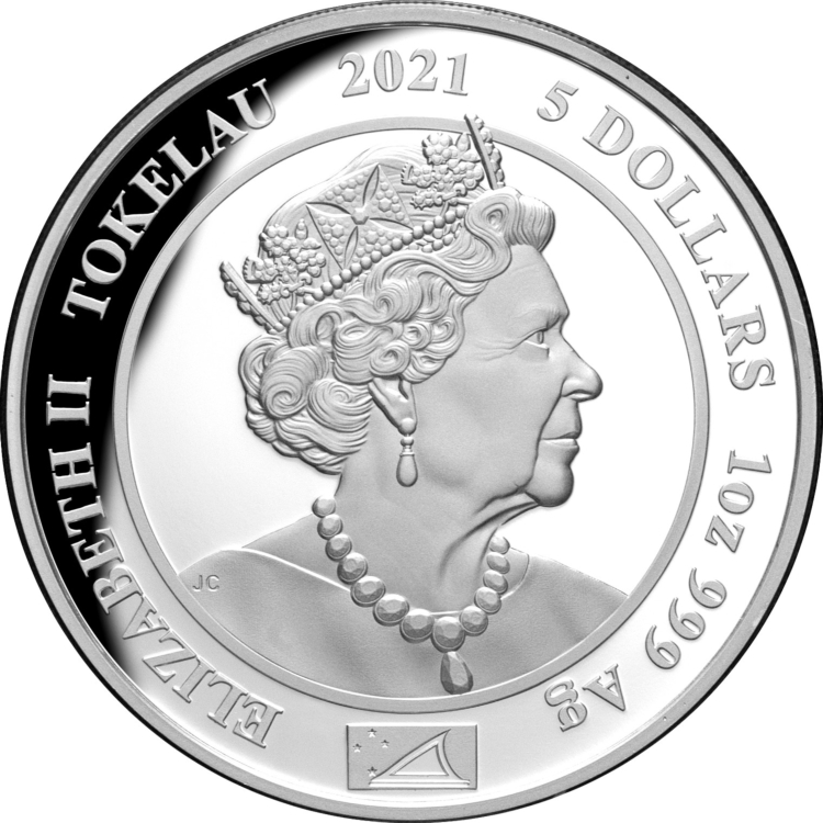 1 troy ounce zilveren munt Princess of Wales 2021 Proof