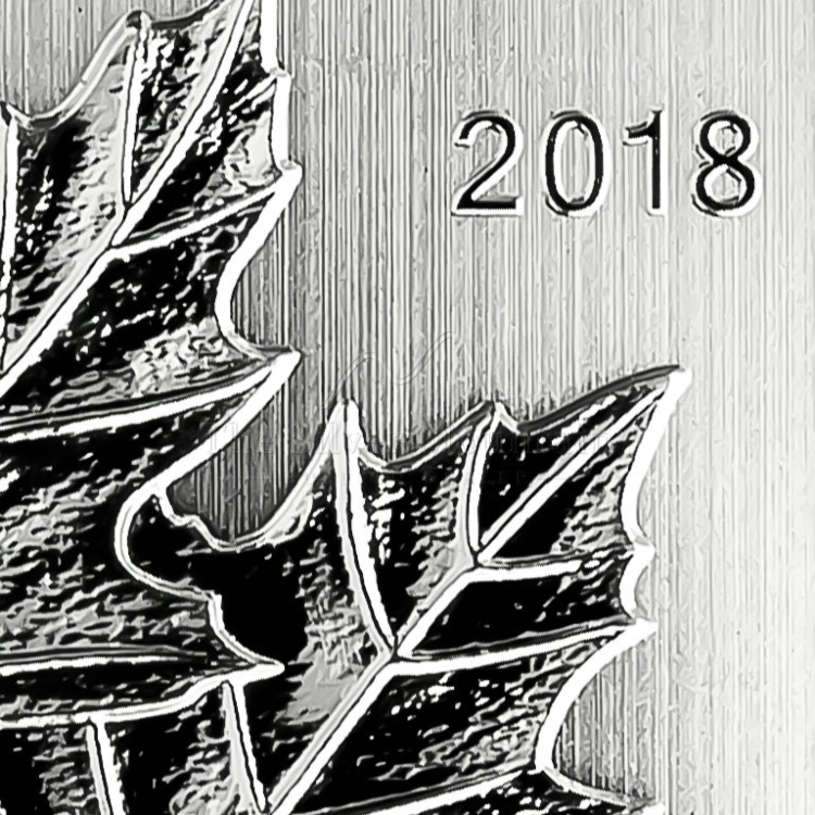 10 Troy ounce zilveren munt Maple Leaf 2018