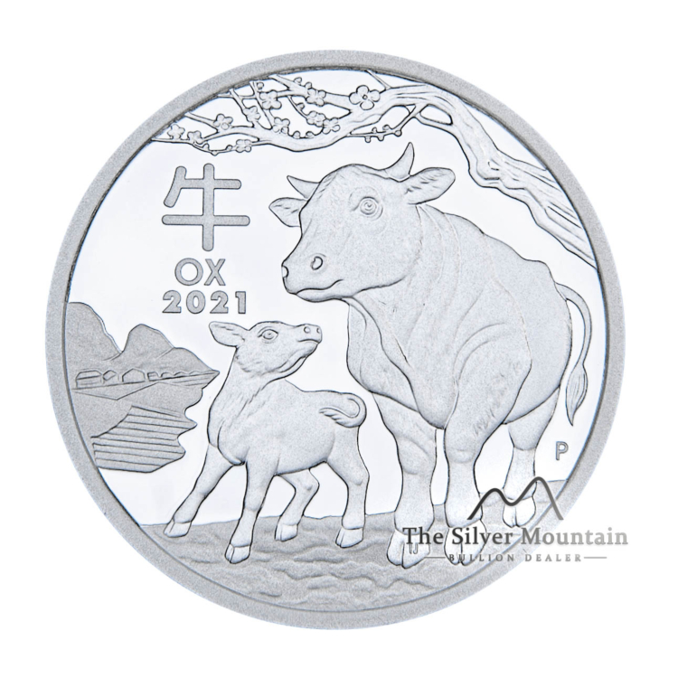 3-delige zilveren munten set Lunar 2021 Proof