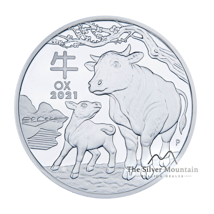3-delige zilveren munten set Lunar 2021 Proof