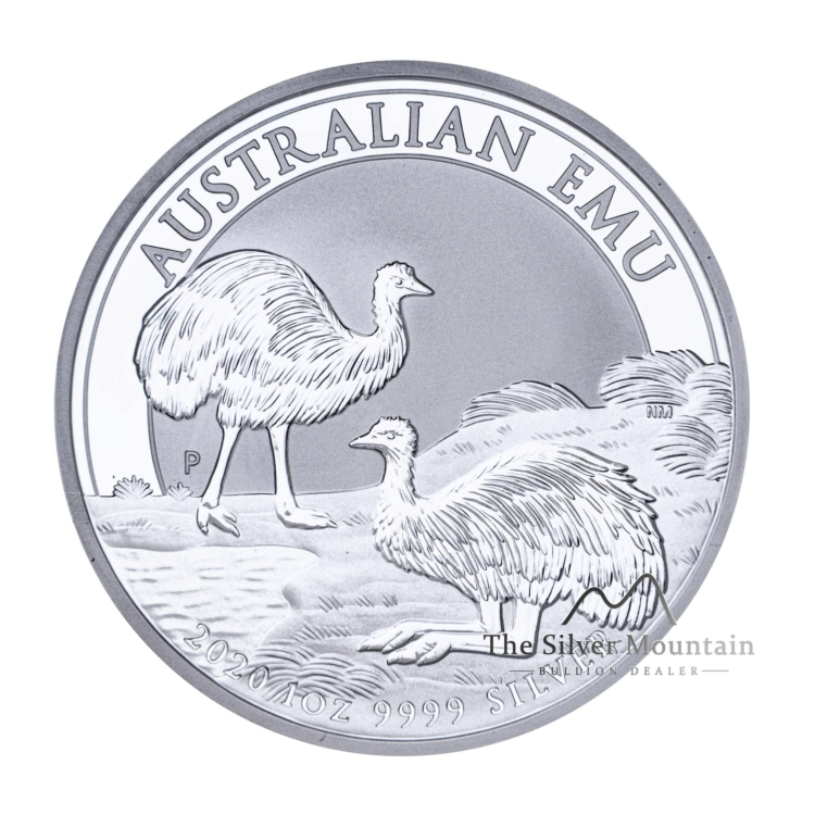 1 Troy ounce zilveren munt Emoe 2020