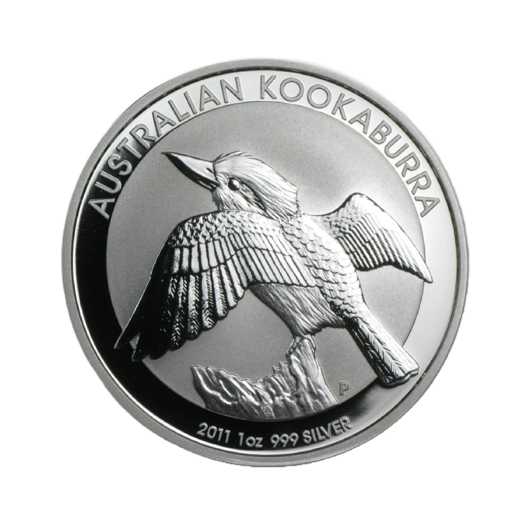 Voorzijde 1 troy ounce zilveren Australian Kookaburra 2011