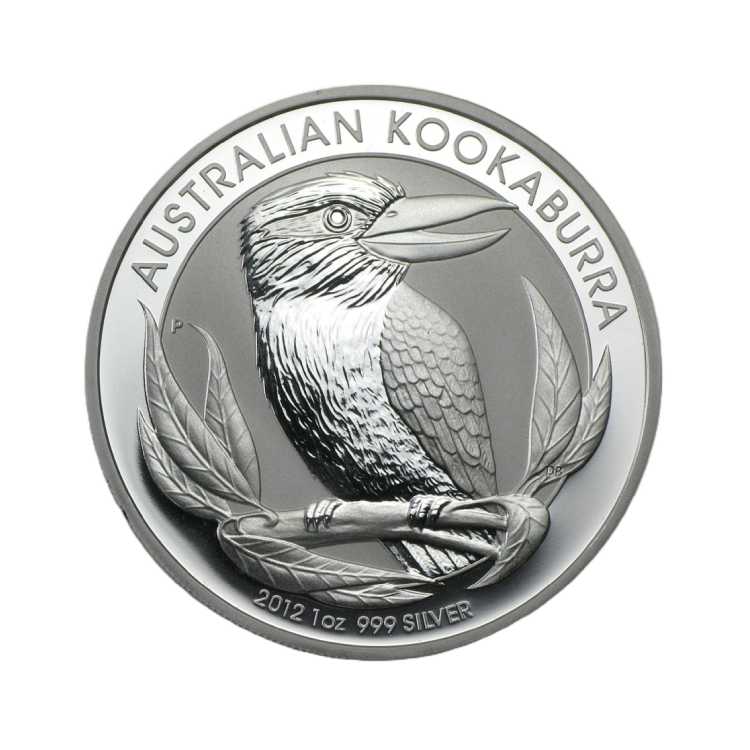 Voorzijde 1 troy ounce zilveren Australian Kookaburra 2012