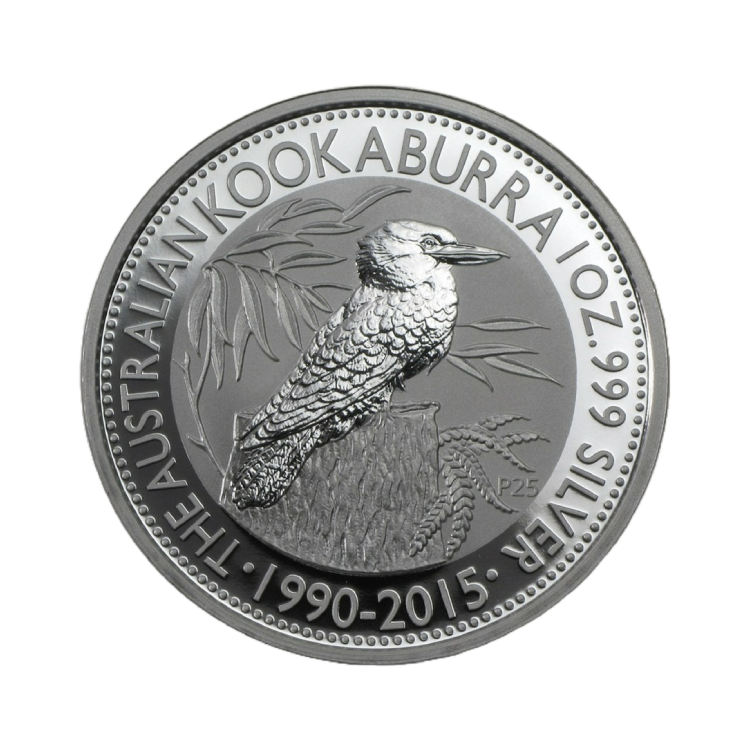 Voorzijde 1 troy ounce zilveren Australian Kookaburra 2015