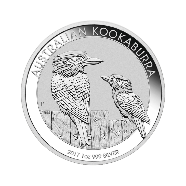 Voorzijde 1 troy ounce zilveren Australian Kookaburra 2017
