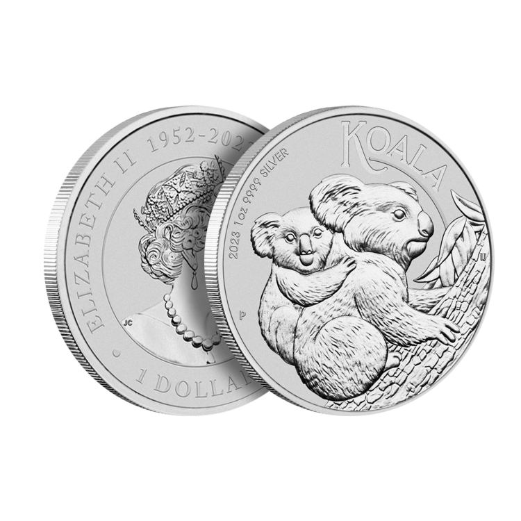 Koala 2023 zilveren munt van 1 troy ounce