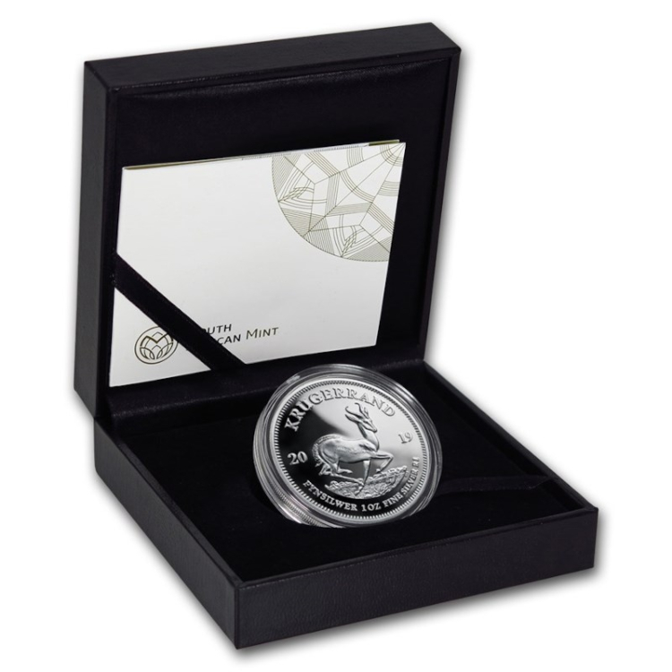 1 Troy ounce zilveren munt Krugerrand 2019 Proof