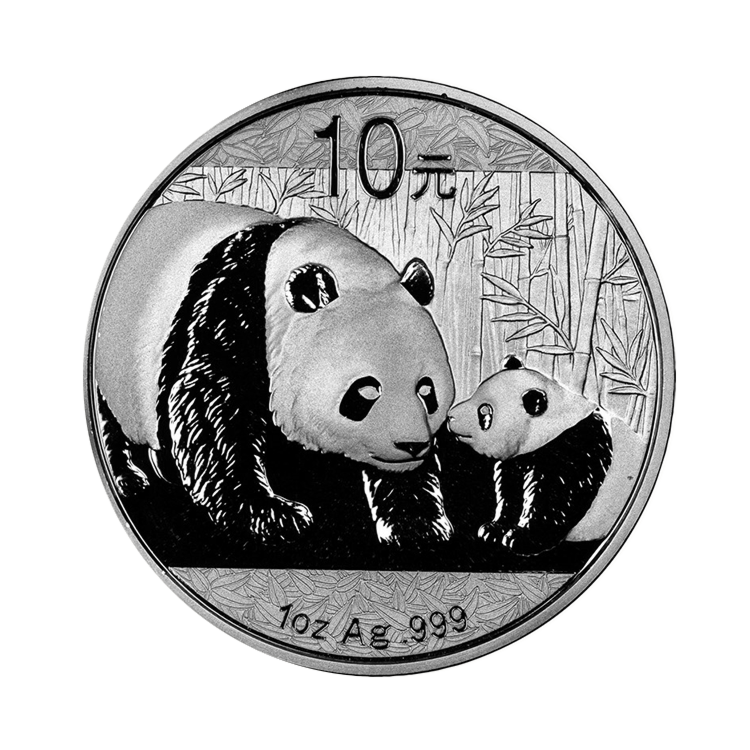 1 troy ounce zilveren Panda munt 2011