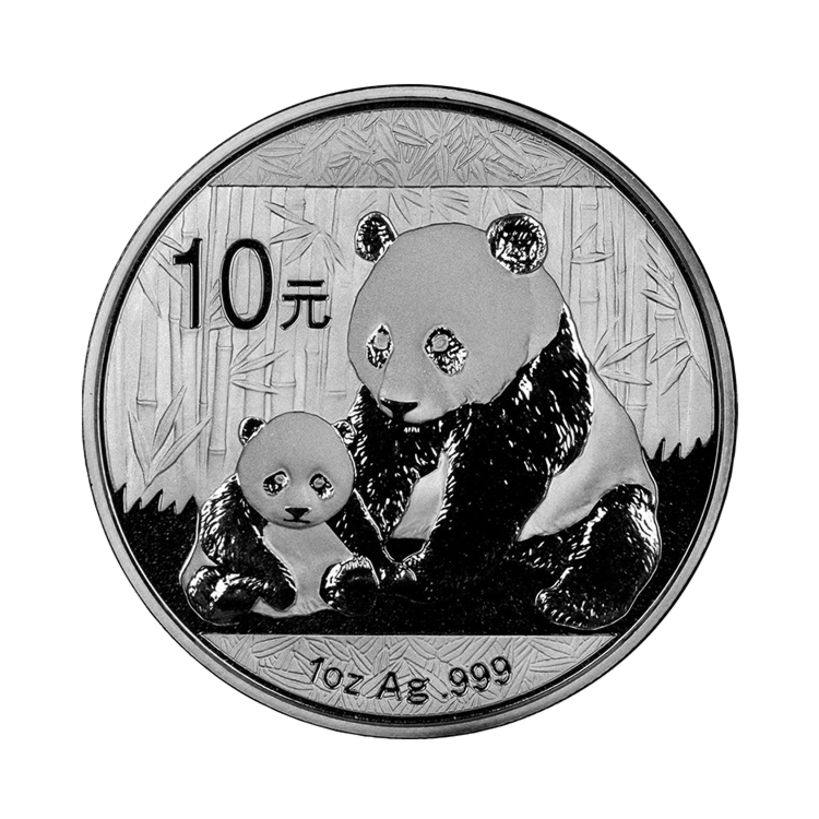 1 troy ounce zilveren Panda munt 2012