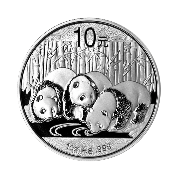 1 troy ounce zilveren Panda munt 2013