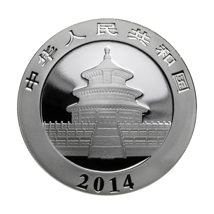 1 troy ounce zilveren munt Panda 2014 The Silver Mountain