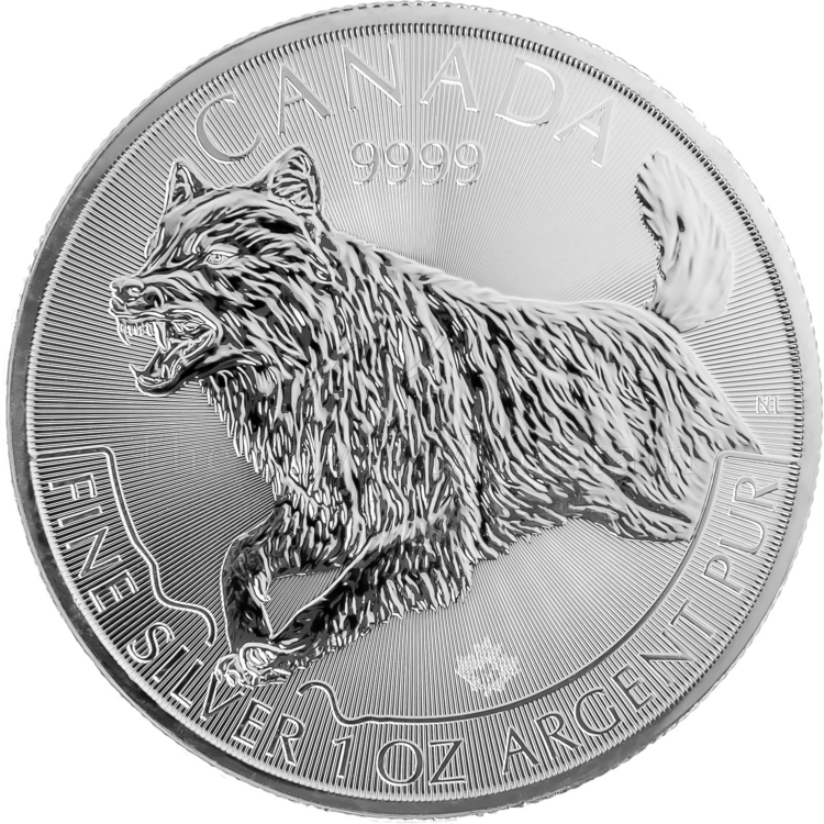 1 Troy ounce zilveren munt Wolf 2018 - Predator serie