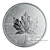 1 Troy ounce zilveren munt Maple Leaf 2018 ingeslagen blad