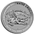 1 troy ounce silver Crocodile coin 2014