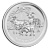 2015 - Zilveren Lunar munt 1 troy ounce - jaar van de geit