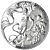 2 troy ounce zilveren munt Liberty Standvastigheid - Proof