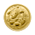 3 Gram gold coin Panda 2022