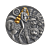 3 troy ounce zilveren munt The Whore of Babylon antieke afwerking 2022