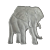 1 troy ounce silver coin African Elephant 2021
