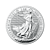1 troy ounce zilveren Britannia munt diverse jaargangen