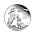 1 troy ounce silver coin Lunar 2023 proof
