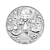 2 troy ounce silver coin Lunar 2024