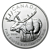 1 Troy ounce zilveren munt Moose 2012 - Canada Wildlife series