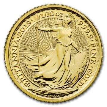 1/10 Troy ounce gold coin Britannia