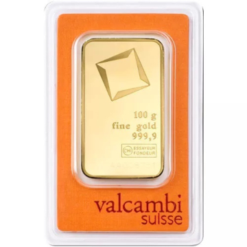100 Gram goudbaar Valcambi