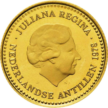 Gouden munt 100 Gulden Nederlandse Antillen (1978)