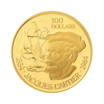 100 dollar gouden munt canada 1/2 ounce goud 